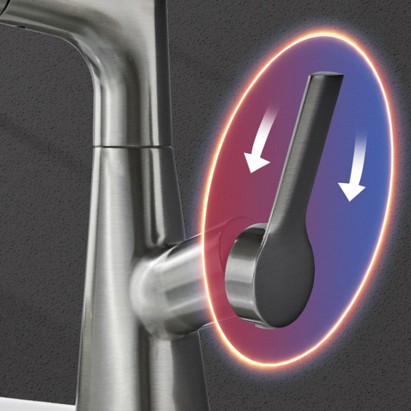 Badkamerkraan met Flexibele Uitloop en Dubbele Waterstand