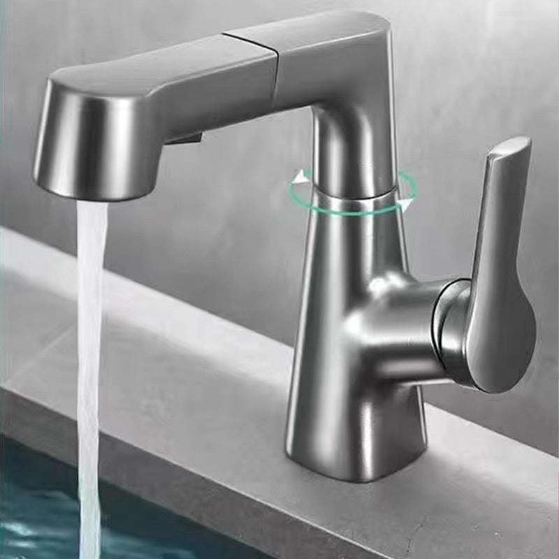 Badkamerkraan met Flexibele Uitloop en Dubbele Waterstand