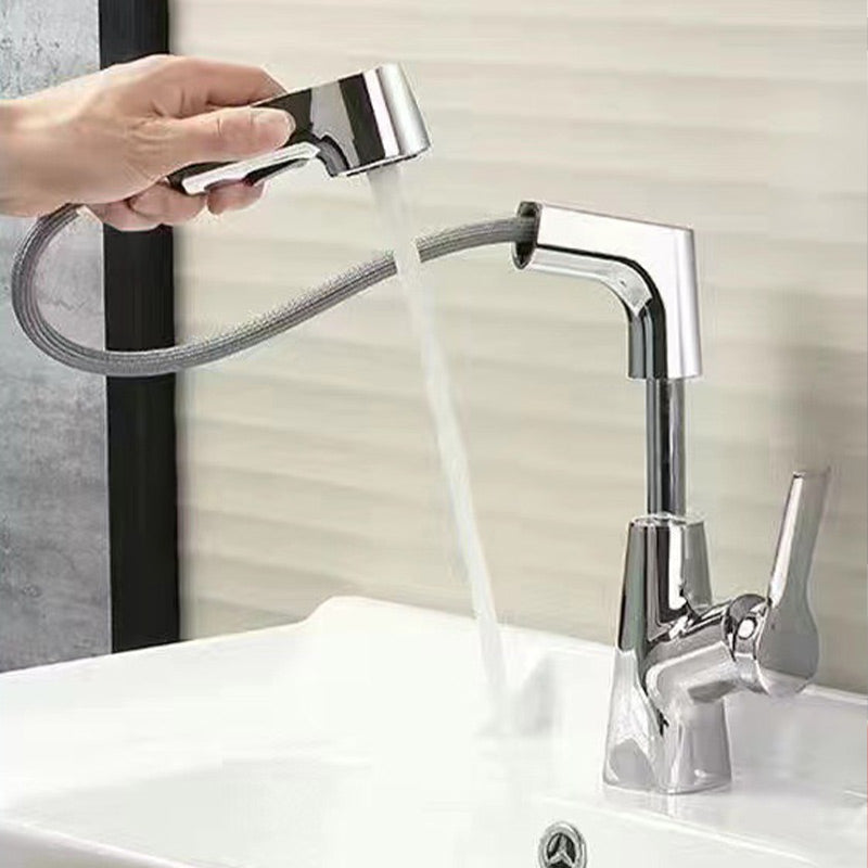Badkamerkraan met Flexibele Uitloop en Dubbele Waterstand