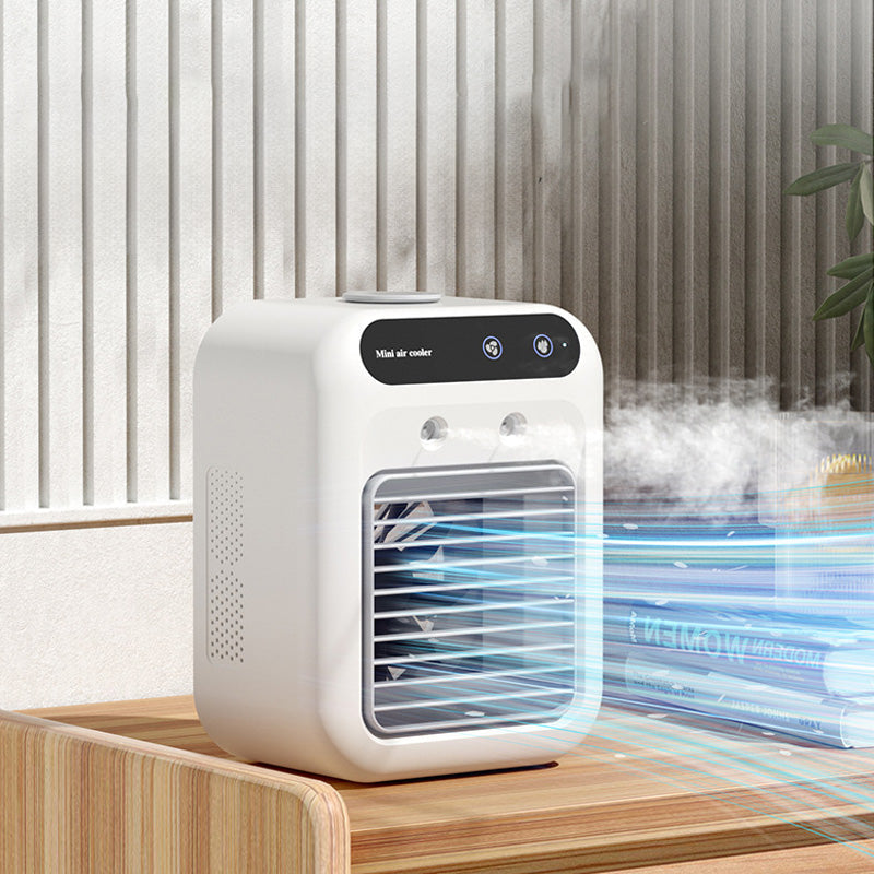 Draagbare Mini‑Luchtkoeler voor Directe Verfrissing en Comfortabele Luchtvochtigheid