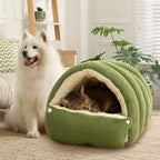 Kattenhol Pluche PP Katoen Halfkoepel Warm Comfort Ontwerp