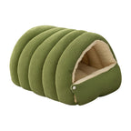 Kattenhol Pluche PP Katoen Halfkoepel Warm Comfort Ontwerp