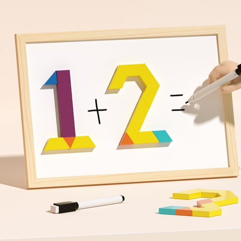 Magnetische Houten Speelset voor Creatief Leren