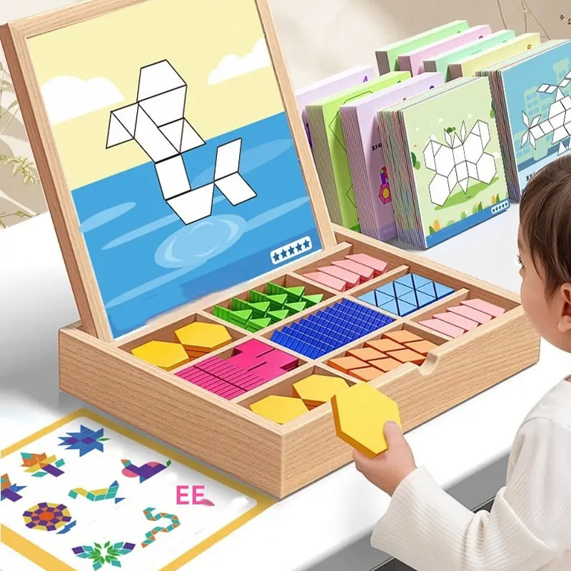 Magnetische Houten Speelset voor Creatief Leren