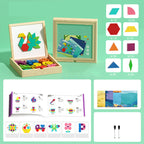 Magnetische Houten Speelset voor Creatief Leren