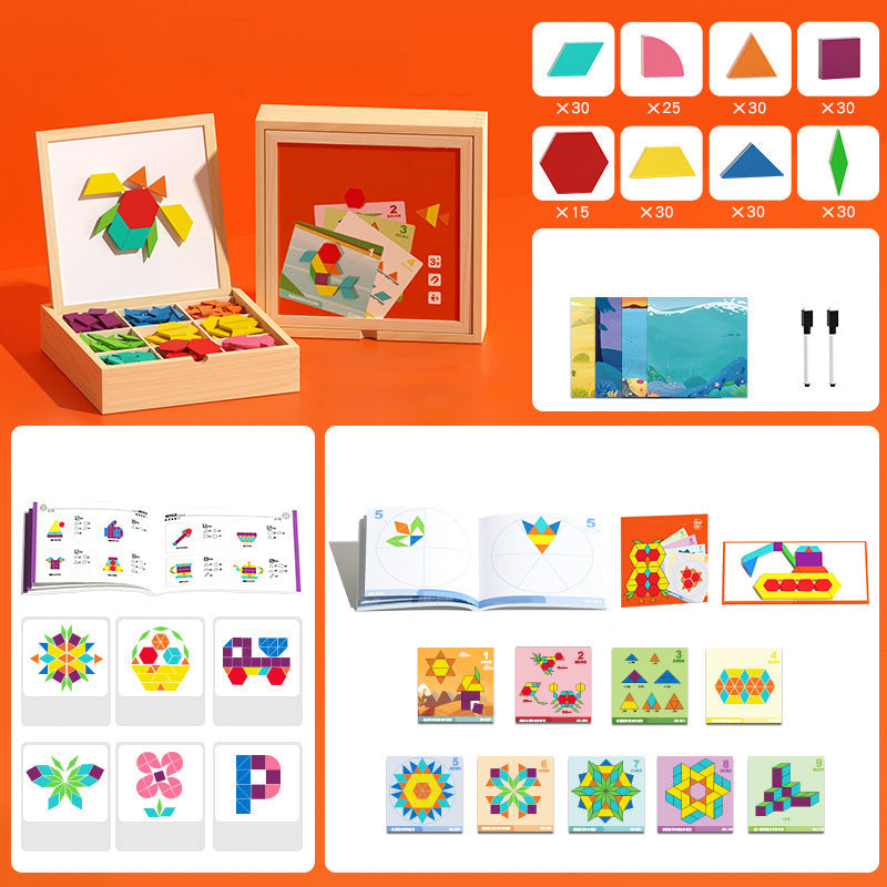 Magnetische Houten Speelset voor Creatief Leren