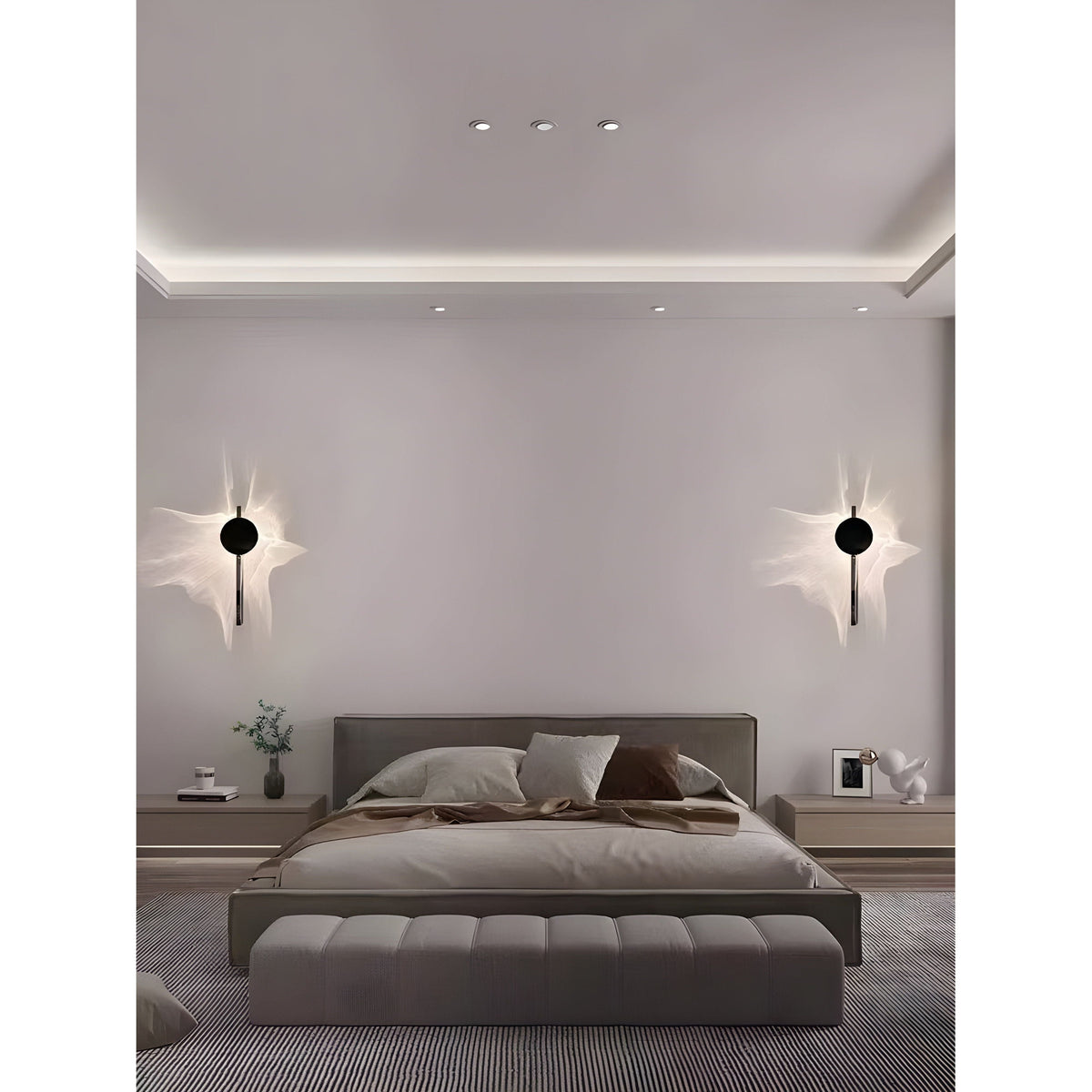 Moderne Wandlamp Van Roestvrij Staal Met LED Verlichting