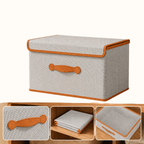 Opvouwbare Opbergbox Met Deksel Voor Kleding, Speelgoed En Huishoudelijke Organisatie