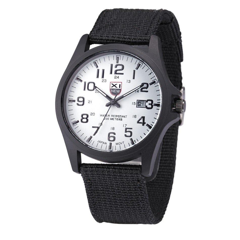 Heren Tactisch Horloge Met Schokbestendige Behuizing En Waterdichte Constructie