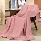 Luchtige katoenen mousseline plaid met zachte structuur