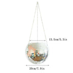 Hangplanter met Spiegelende Tegels en Lichtgewicht Binnenconstructie