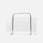 Acryl Tijdschriftenrek Met Transparante Panelen En Dagelijkse Georganiseerde Opbergruimte