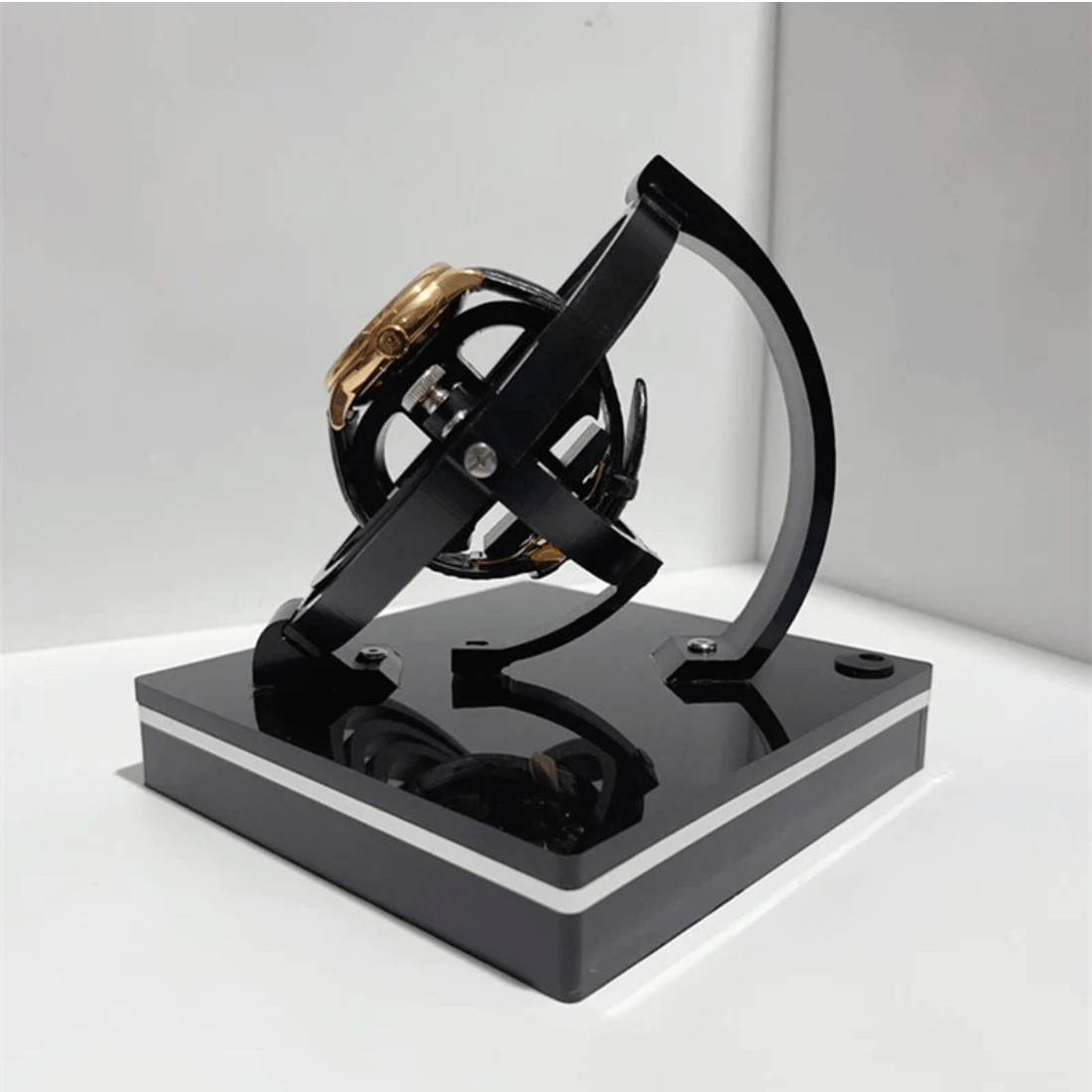 Luxe Horlogewinder met Stille Rotatie en Elegante Display
