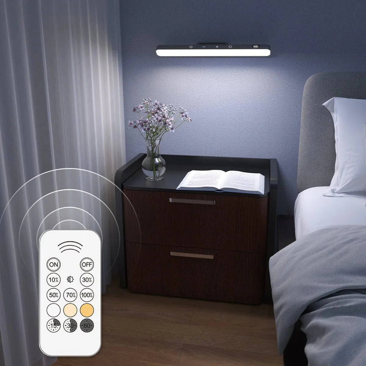 Slimme Lichtbar met Magnetische Montage en Afstandsbediening voor Flexibele Sfeerverlichting