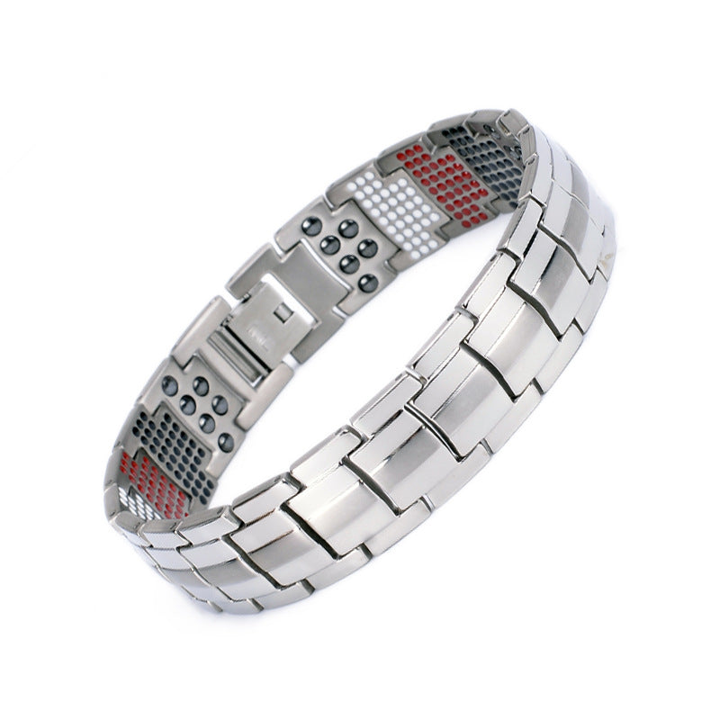 Magnetische Armband Van Titaniumstaal Voor Een Tijdloze En Moderne Uitstraling