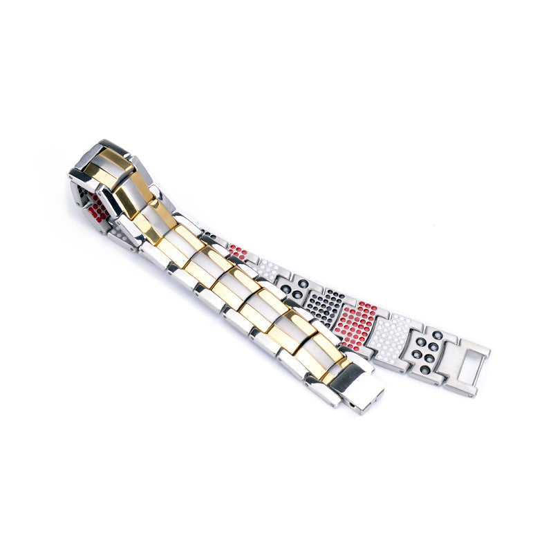 Magnetische Armband Van Titaniumstaal Voor Een Tijdloze En Moderne Uitstraling
