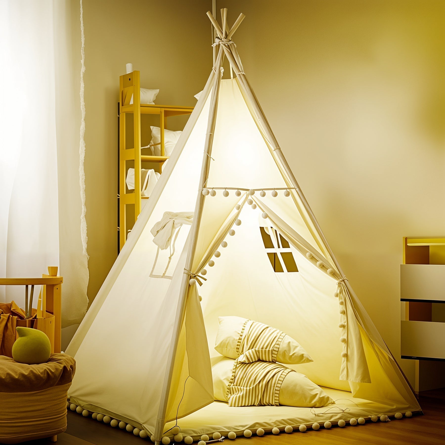 Kinder Tipi Tent Voor Spel En Ontspanning Binnen