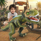 RC T‑Rex Dinosaurus met Loopfunctie, Geluid en LED‑Licht voor Interactief Speelplezier