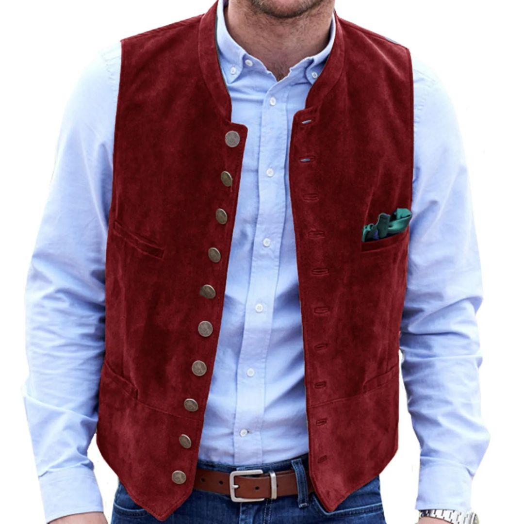 Heren Gilet Met Klassiek Design Voor Oktoberfest En Feestelijke Gelegenheden