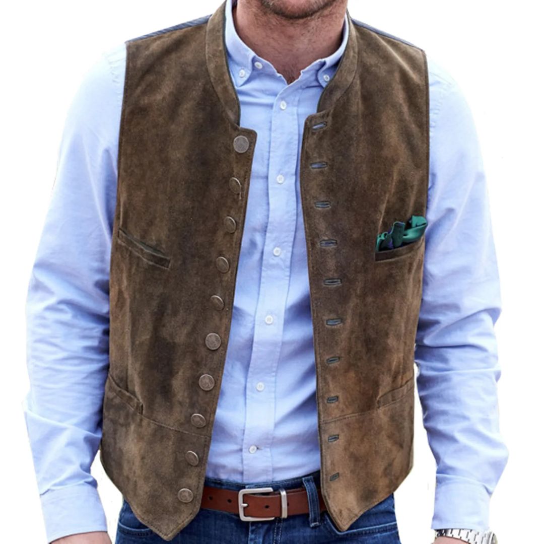 Heren Gilet Met Klassiek Design Voor Oktoberfest En Feestelijke Gelegenheden