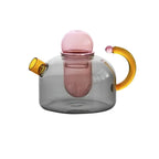 Transparante Glazen Theeset Van Borosilicaatglas
