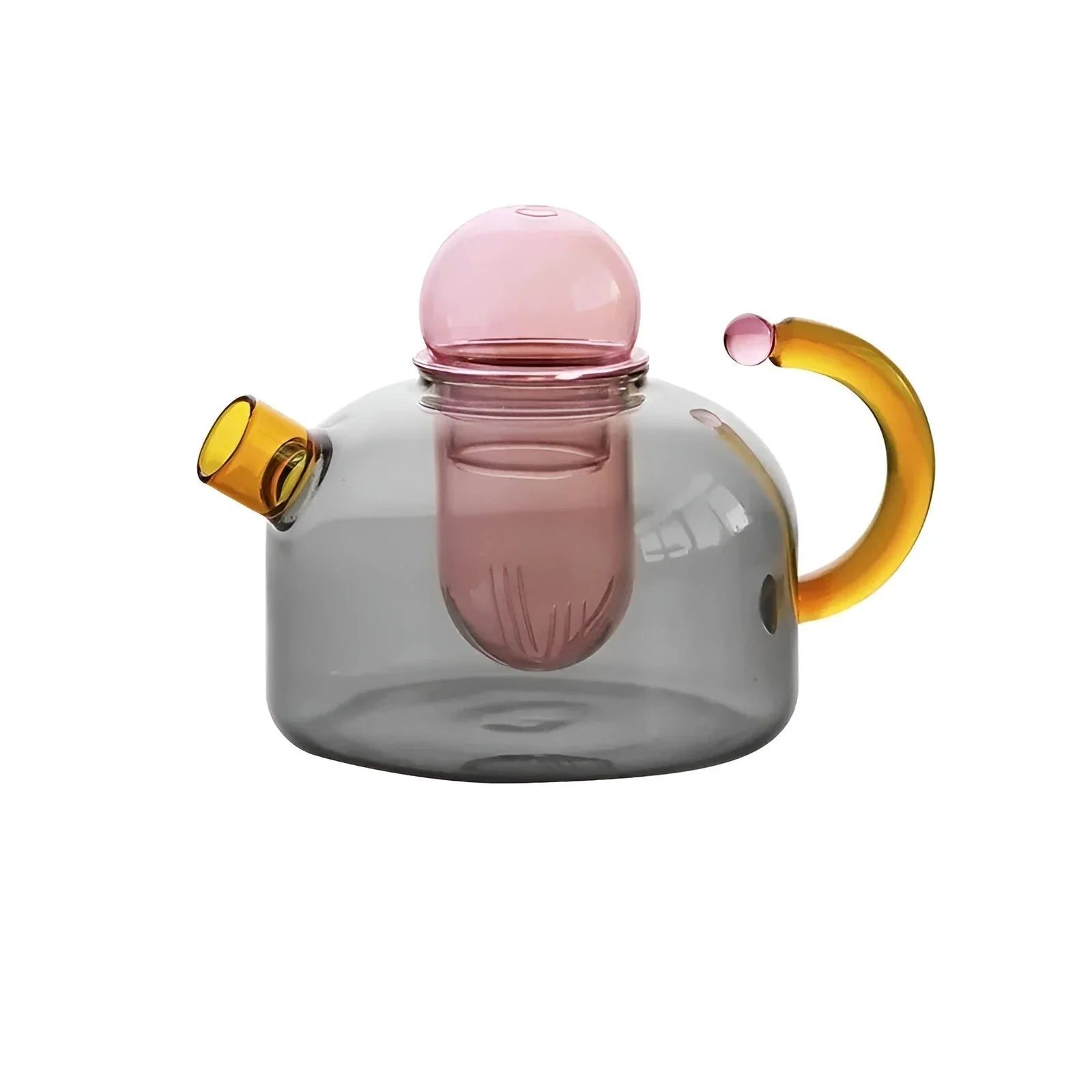 Transparante Glazen Theeset Van Borosilicaatglas