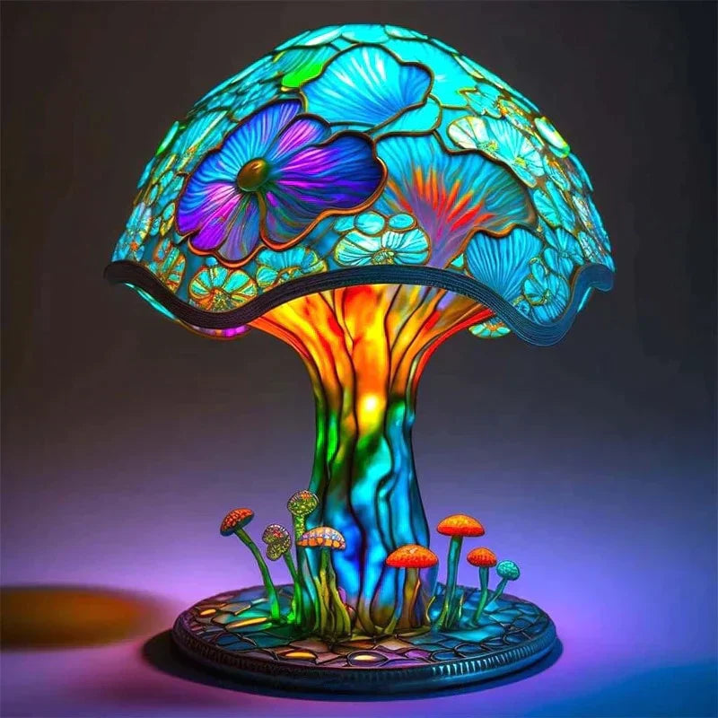 Glaslamp met Kleureffect en Compact Formaat