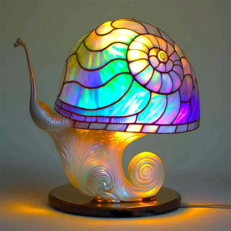 Glaslamp met Kleureffect en Compact Formaat
