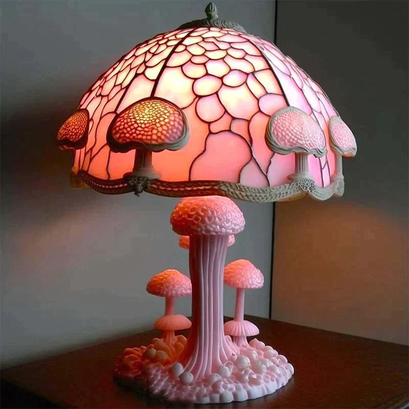 Glaslamp met Kleureffect en Compact Formaat