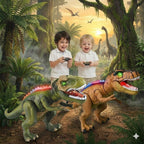 RC T‑Rex Dinosaurus met Loopfunctie, Geluid en LED‑Licht voor Interactief Speelplezier
