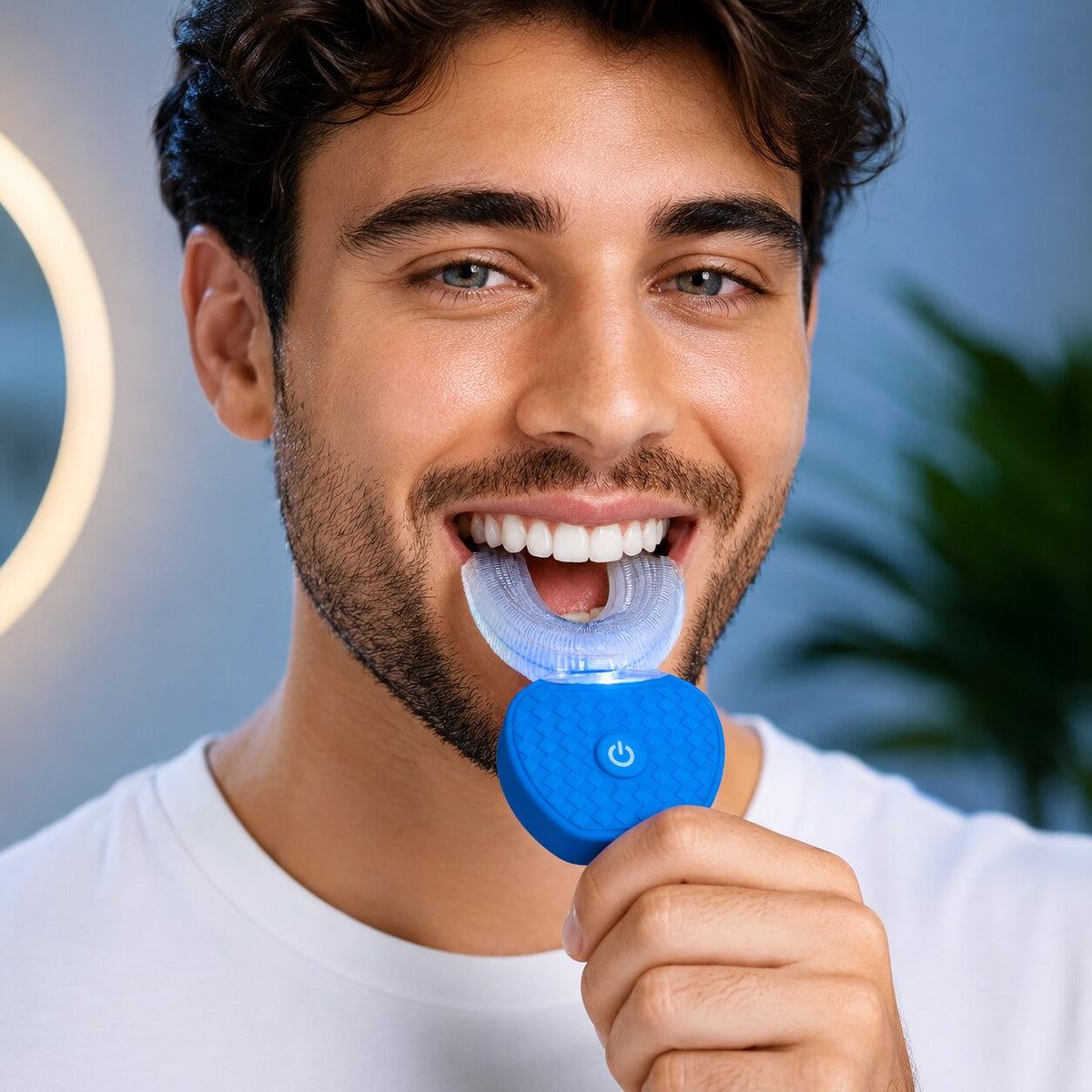 Ultrasone U‑Tandenborstel met Rondomreiniging en Zacht Mondstuk