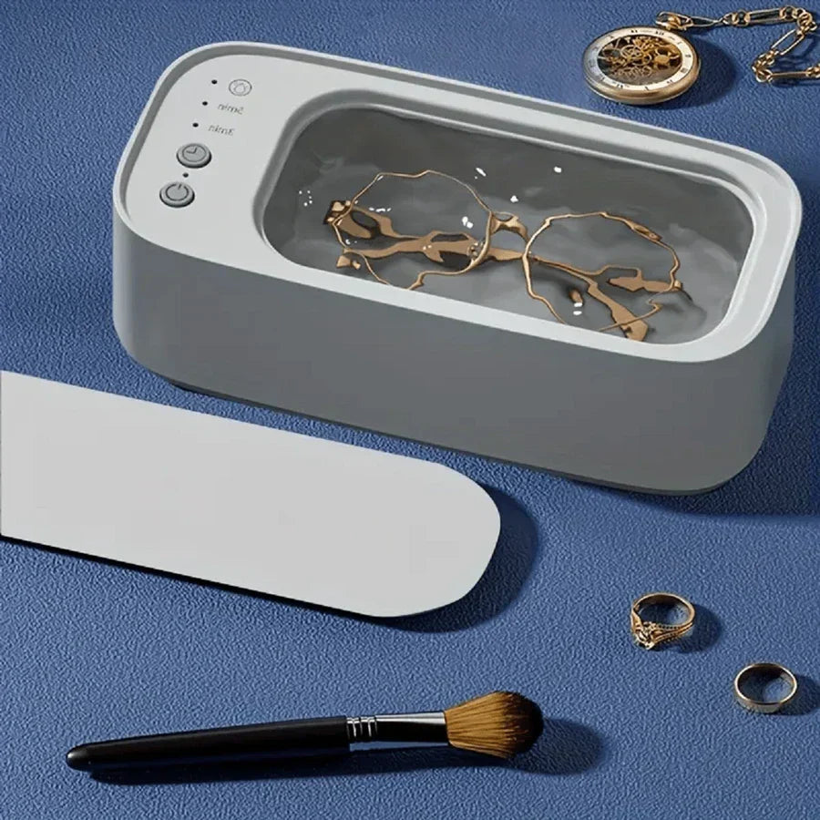 Ultrasone Reinigingsapparaat met Diepe Micro‑Reiniging voor Sieraden en Brillen