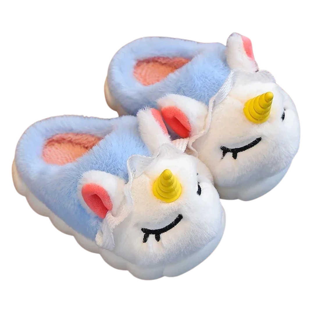Kinder Pluche Pantoffel Met Warme Voering En Dagelijkse Antislip Veiligheid