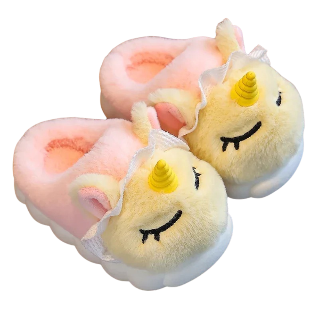 Kinder Pluche Pantoffel Met Warme Voering En Dagelijkse Antislip Veiligheid