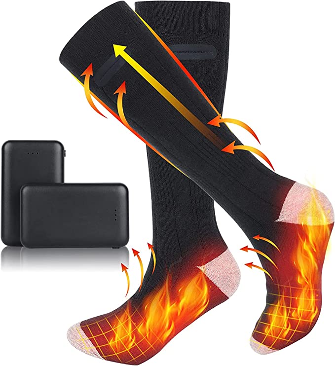 Elektrische Verwarmde Sokken met Accuwarmte voor Unisex Wintercomfort