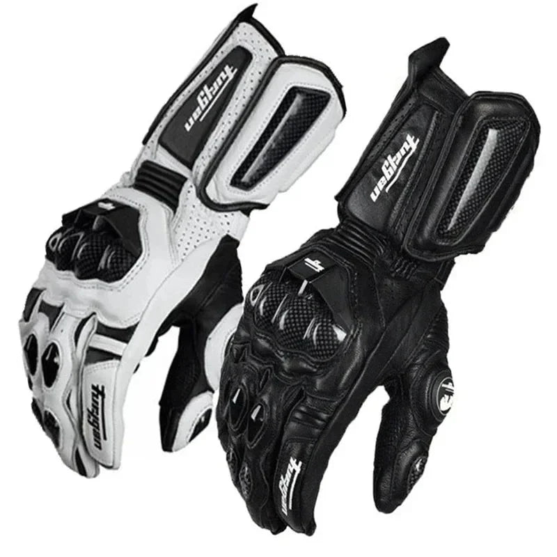 Unisex Motorhandschoenen met Koolstofvezel Bescherming en Touchscreen Functie