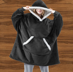 Dekenhoodie met Oversized Pasvorm, Capuchon en Kangoeroezak