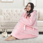Dekenhoodie met Oversized Pasvorm, Capuchon en Kangoeroezak