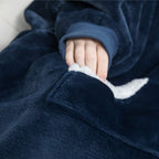 Dekenhoodie met Oversized Pasvorm, Capuchon en Kangoeroezak