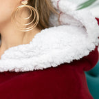 Dekenhoodie met Oversized Pasvorm, Capuchon en Kangoeroezak