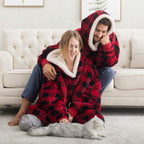 Dekenhoodie met Oversized Pasvorm, Capuchon en Kangoeroezak