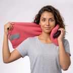 Ergonomisch Wikkel‑Nekkussen met Rechtop Ondersteuning voor Comfortabele Reizen