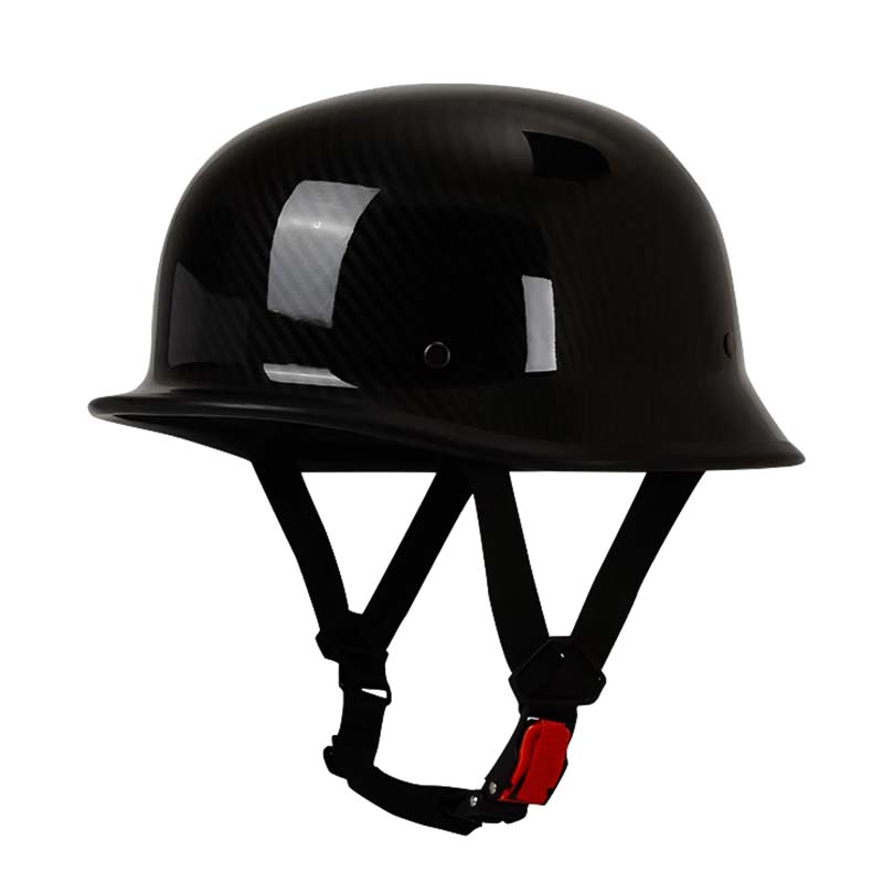 Vintage Halfschaal Helm met Sterke ABS‑Constructie en Comfortabele Binnenvoering