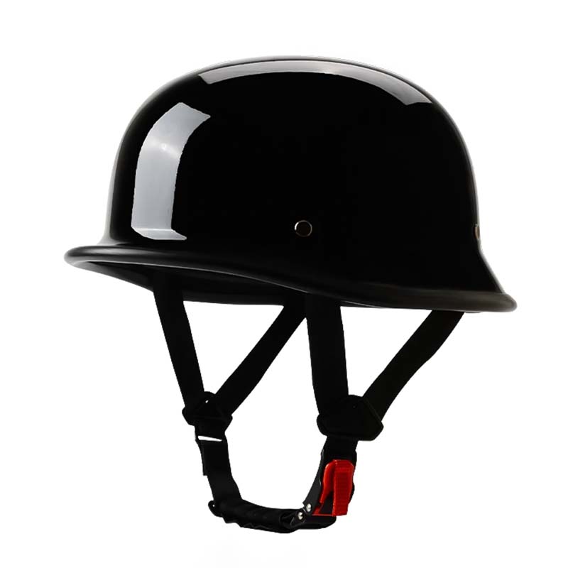 Vintage Halfschaal Helm met Sterke ABS‑Constructie en Comfortabele Binnenvoering