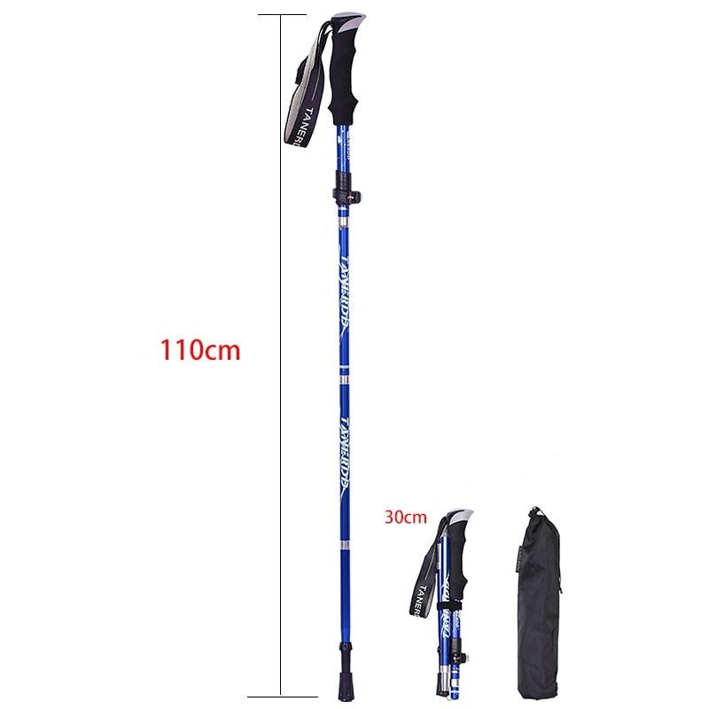 Wandelstok Set Met Verstelbare Lengte En Lichtgewicht Aluminium