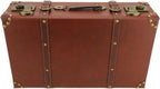 Koffer Vintage Klein met PU en Verstevigde Retro Structuur