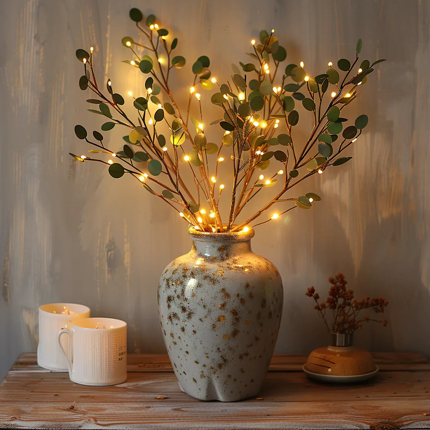 Decoratieve LED‑Takverlichting voor Vaasgebruik