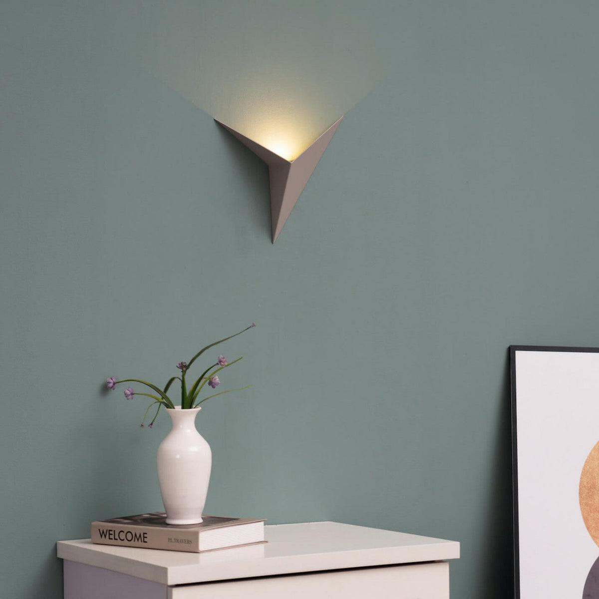 Geometrische Wandlamp Met LED Verlichting Voor Een Moderne En Stijlvolle Uitstraling