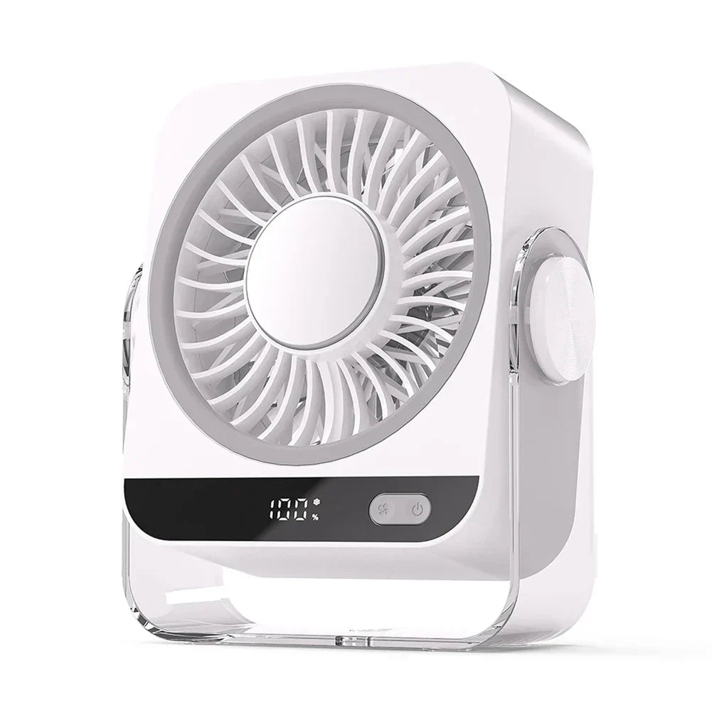 Compacte Oplaadbare Bureauventilator Voor Dagelijks Gebruik