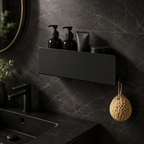 Aluminium Badkamer Wandplank Met Haken Voor Georganiseerde Opbergruimte